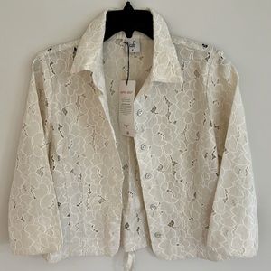 Brand new Cabi white jacket